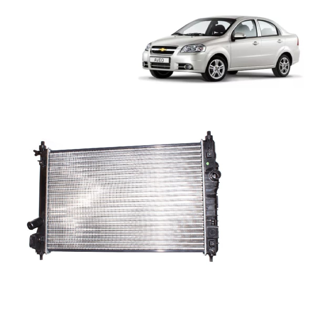 RADIADOR MOTOR MEC / CHEVROLET AVEO 1.4 08/16 / CON Y SIN A/ACONDICIONADO 0