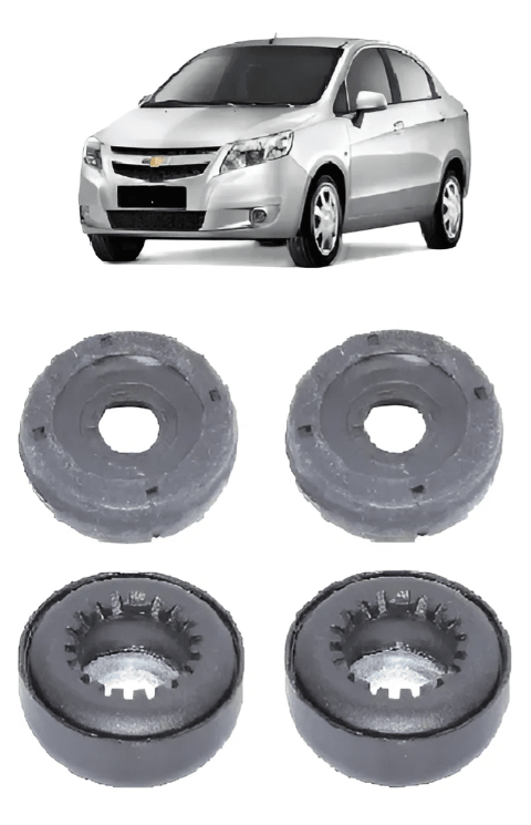 Kit Amortiguadores Del + Cazoletas Chevrolet Aveo 2004-20161
