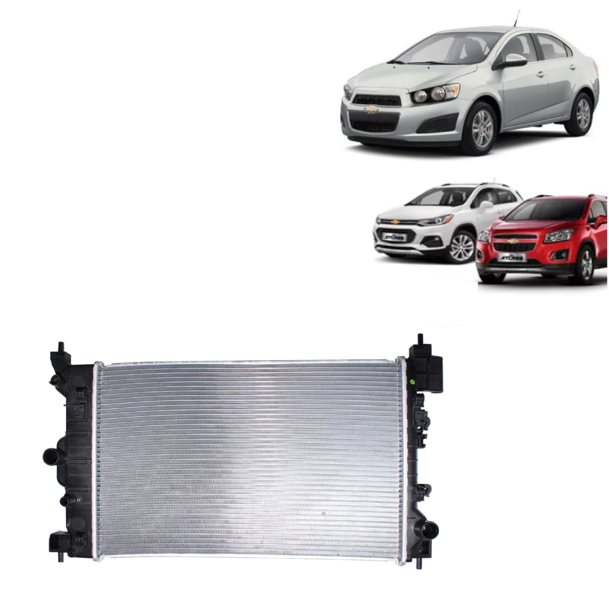 RADIADOR MOTOR CHEVROLET SONIC 1.6 2012/ T/MEC 0