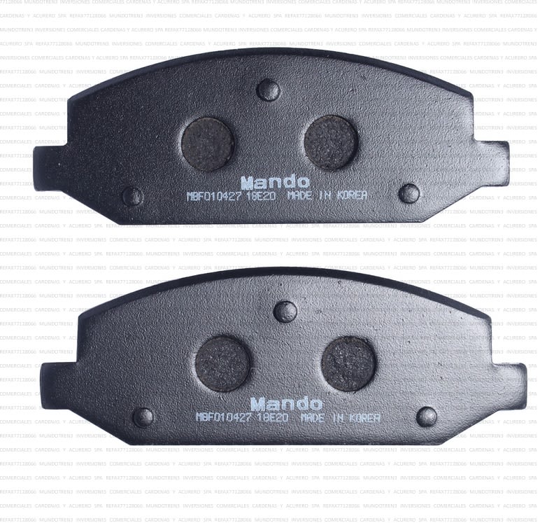 JUEGO PASTILLAS FRENO CHEVROLET SAIL 1.4 11/17 DEL SE 0