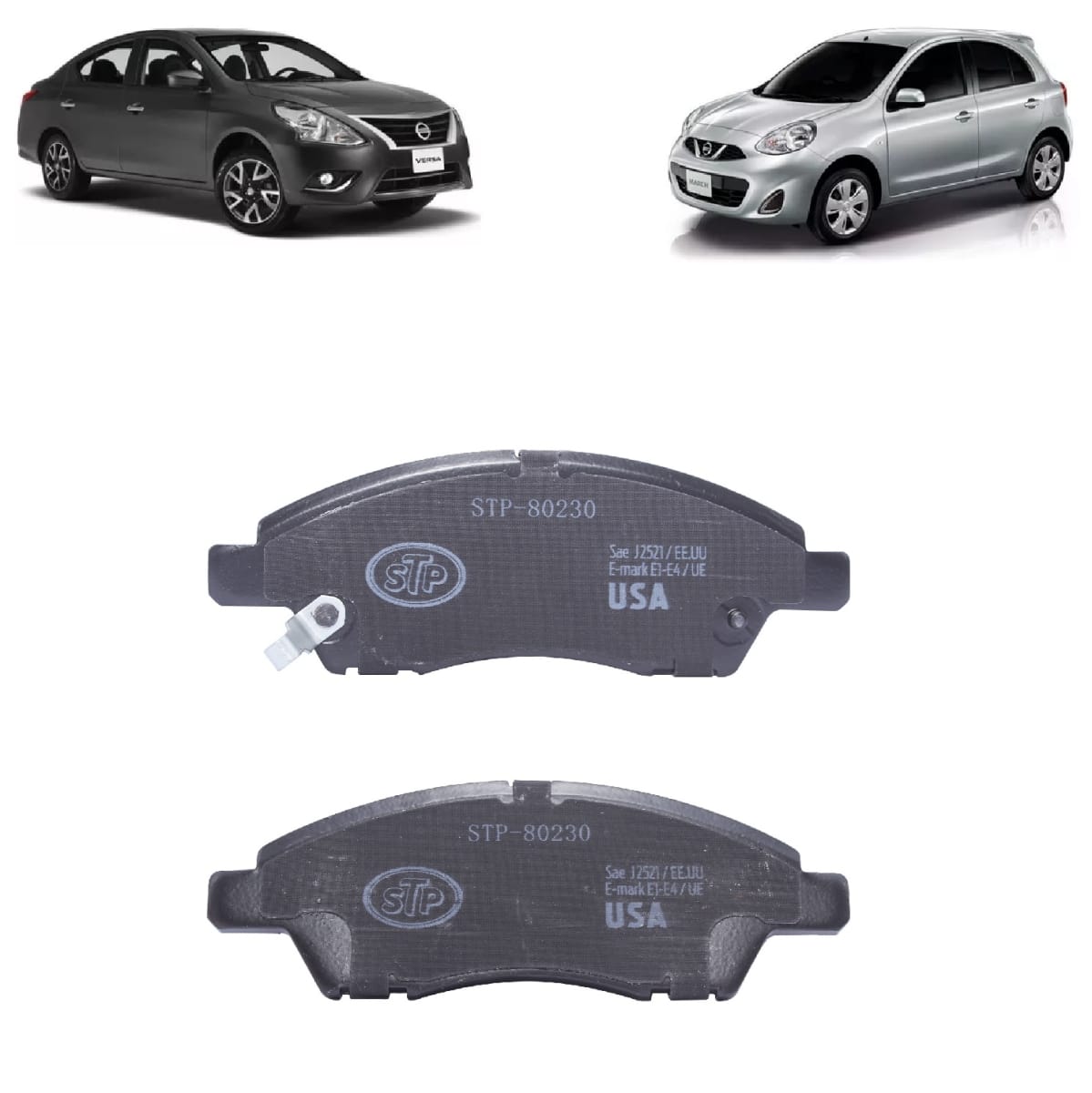 PASTILLAS FRENO DELANTERO / NISSAN VERSA MARCH 12/182
