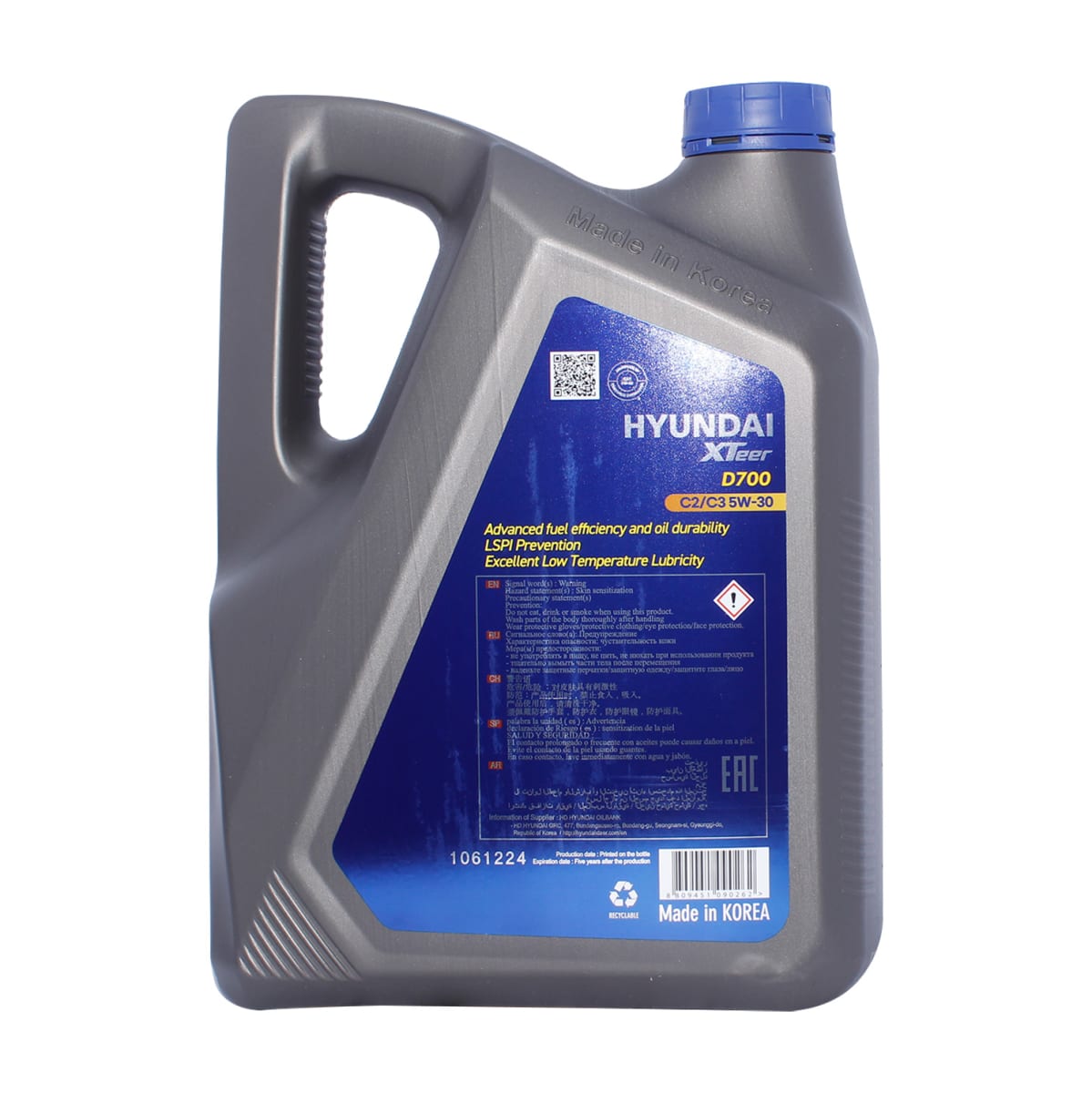ACEITE 5W-30 - 6 LITROS / HYUNDAI XTEER D700 - C2-C3 DPF / GASOLINA-DIESEL2