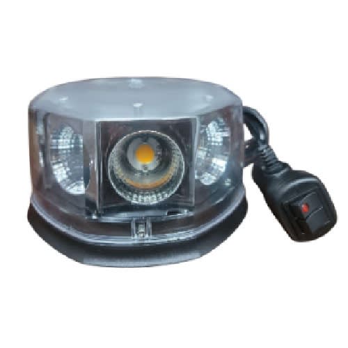 BALIZA LED AMBAR 8 LED LATERAL C/ IMAN(6 FUNCION)16CM ANCHO INF 7.5CM ALTO12/24V1
