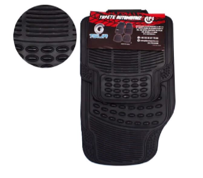 PISO GOMA NEGRO SET 4 PCS (DELGADO)1