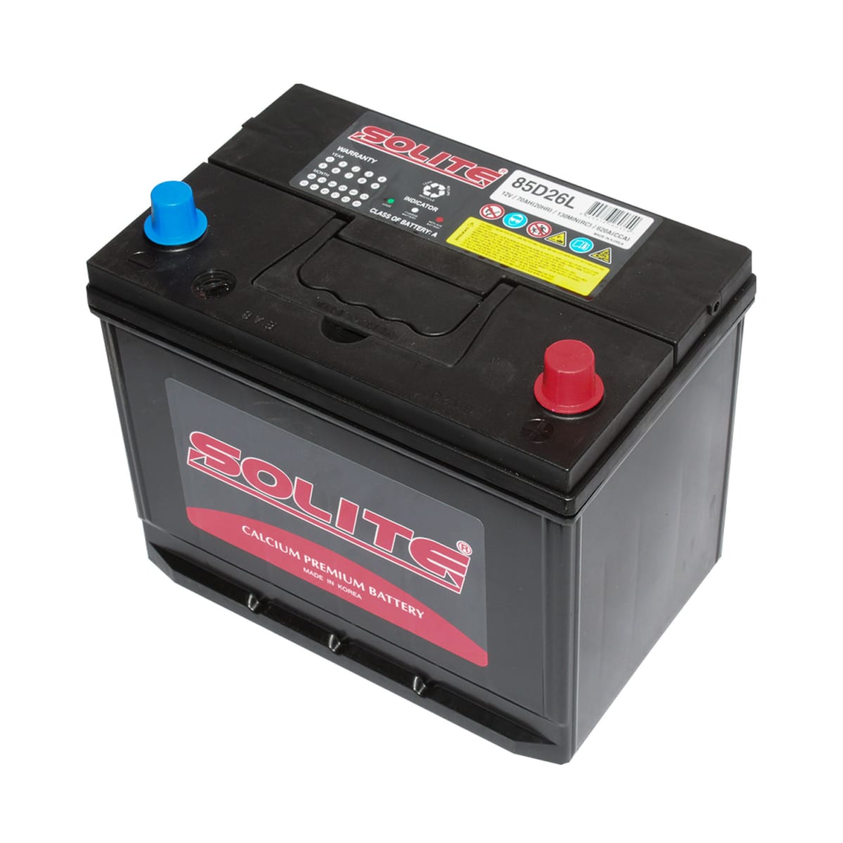 BATERIA 70 AMP CCA620 (-+) RH  SOLITE FORD EDGE/HYUNDAI ACCENT/SANTAFE/SPORTAGE/TERRANO/GRAND NOMADE-VITARA/RAV42