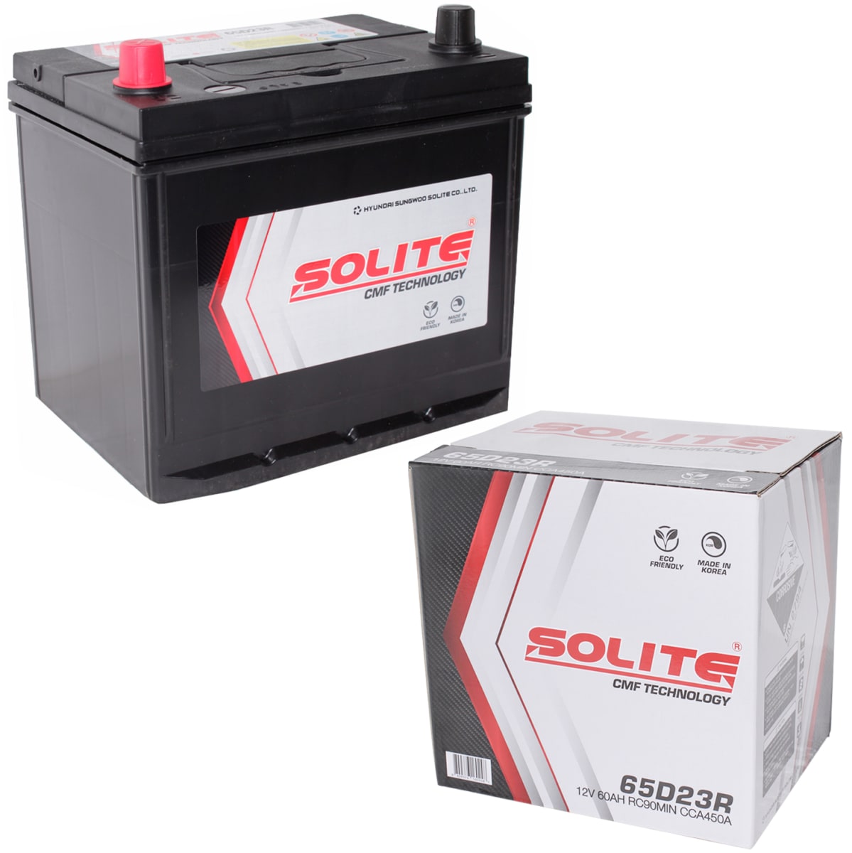 BATERIA 60 AH 65D23R / CCA450 (+ -) / L230-AN172-AL2204
