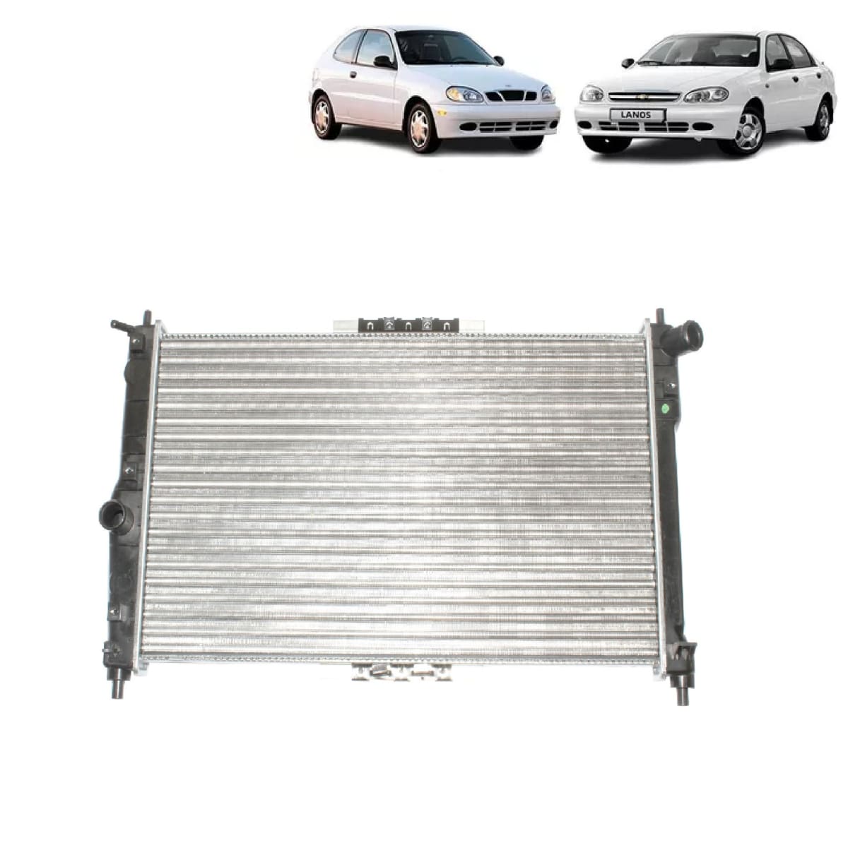 RADIADOR MOTOR LANOS 1.5 98/03 TUBO LARGO 0