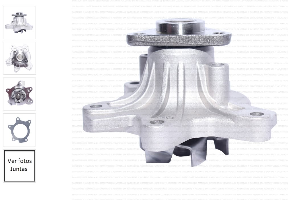 BOMBA AGUA TOYOTA YARIS 1999/2018 SEDAN/SPORT2