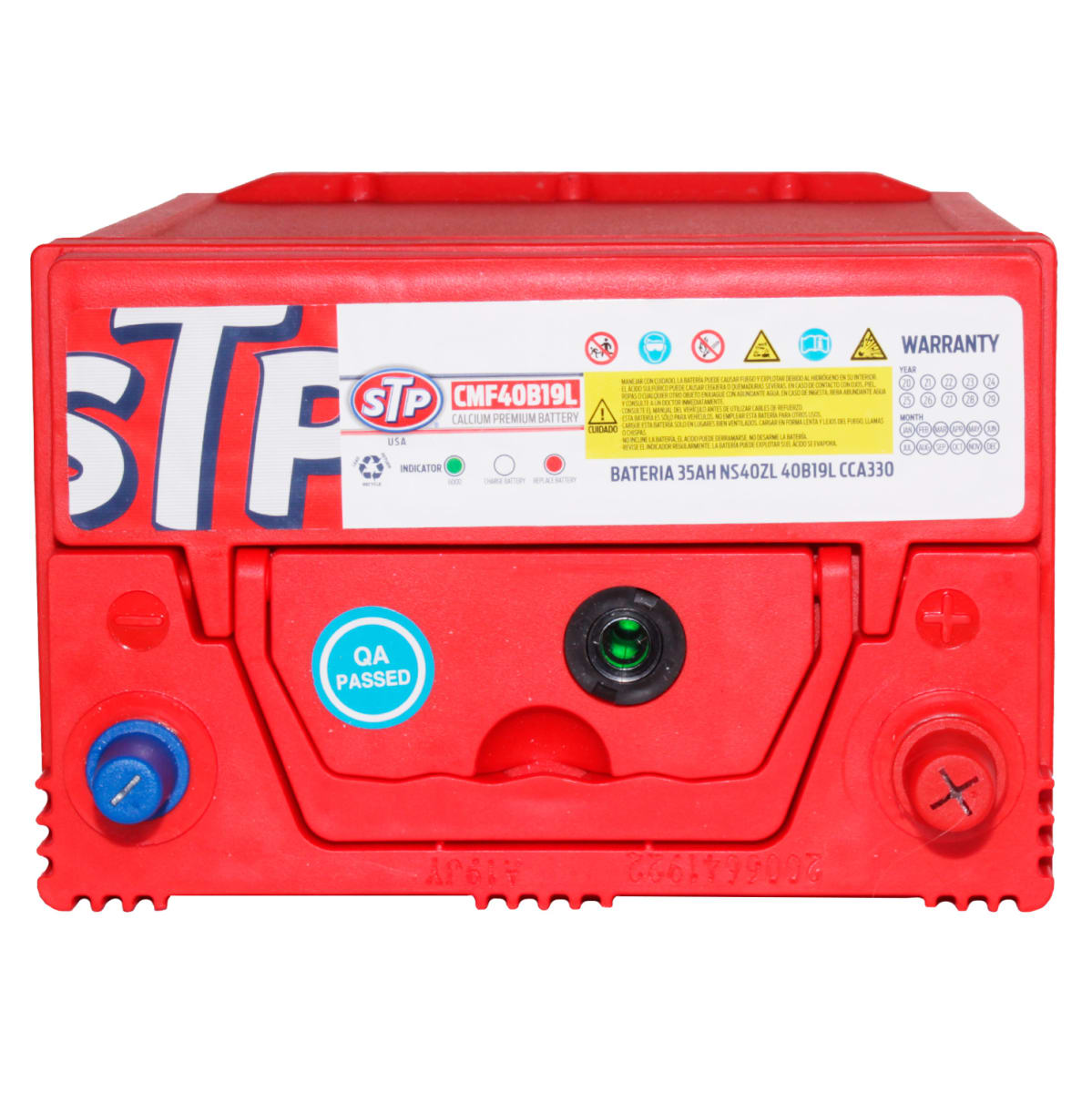 BATERIA 35AH AMP 40B19L  CCA330 (-+)  STP2