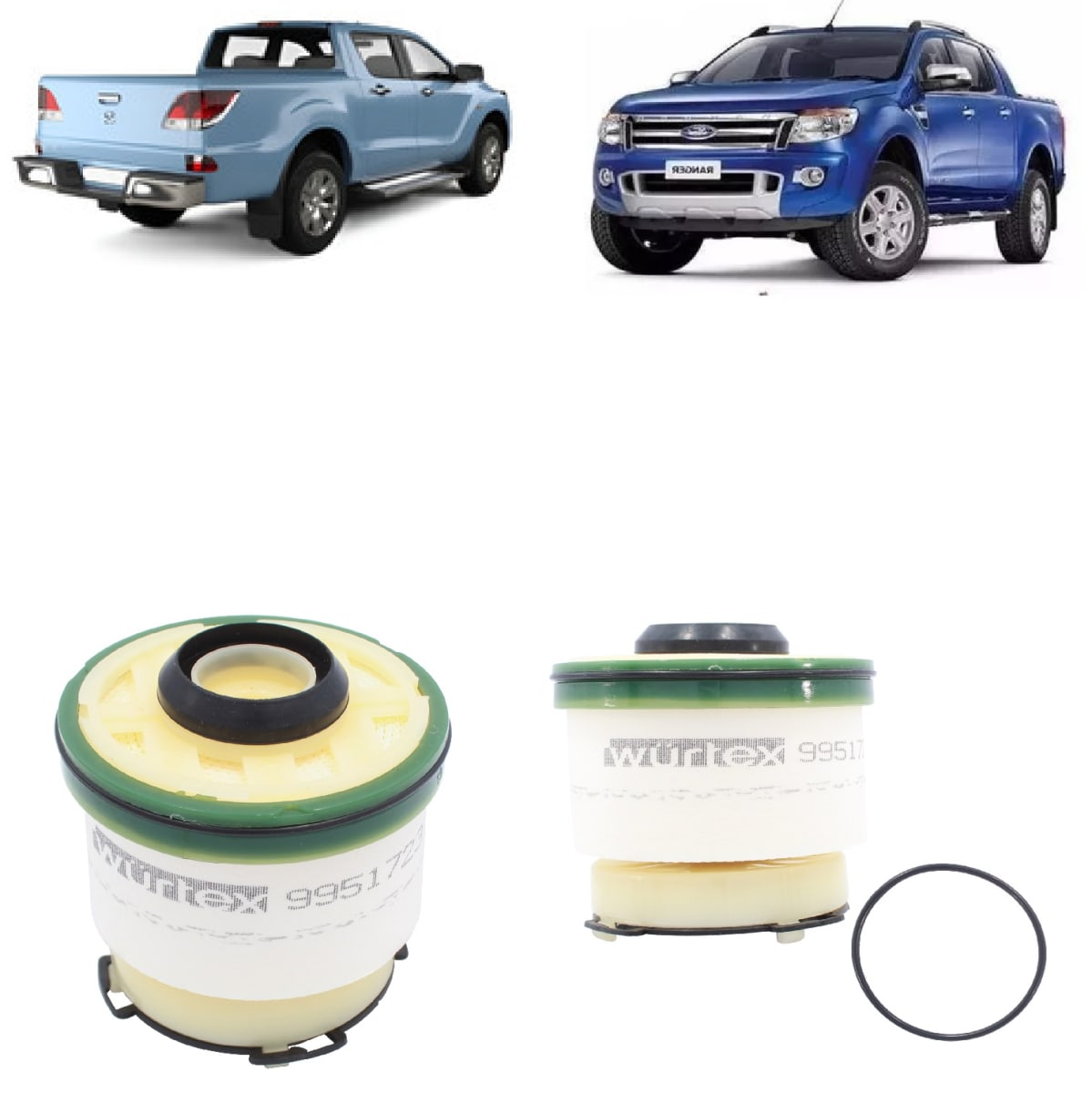 FILTRO PETROLEO MAZDA BT50 2.2 2012/ PU835/6 RANGER 0
