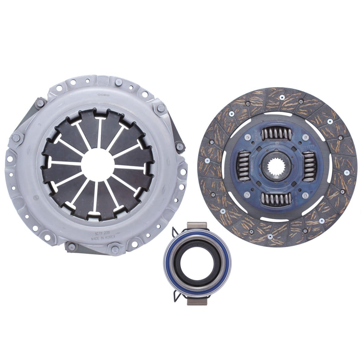 KIT EMBRAGUE / TOYOTA YARIS 1.5 99/13 - COROLLA 1.6 JAPON/BRASIL / 3 PIEZAS3