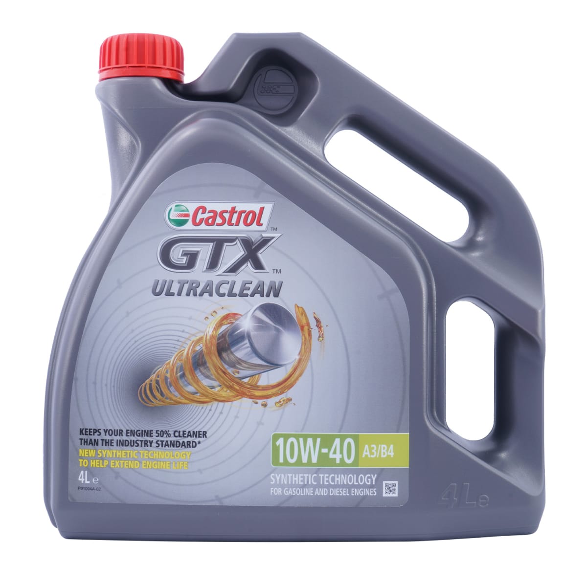 ACEITE 10W40 4 LITROS CASTROL GTX ULTRACLEAN SN A3/B4 0