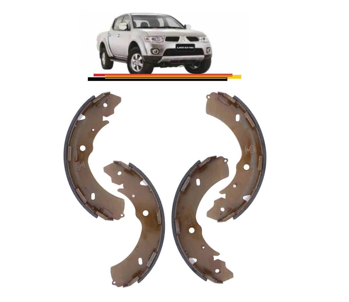 BALATAS FRENO 2WD 4WD / MITSUBISHI L200 DAKAR-KATANA-WORK 0