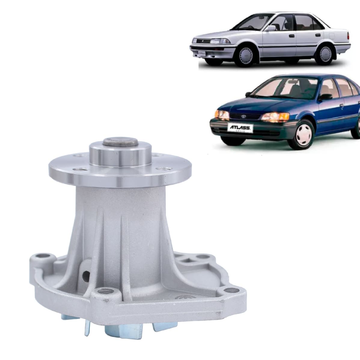 BOMBA AGUA S/POLEA / TOYOTA COROLLA 1.3 88/92 - TERCEL 1.5 93/99 0