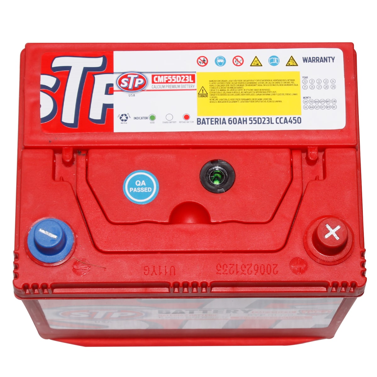 BATERIA 60 AH 55D23L / CCA450 (- +) / L230-AL172-AL2202