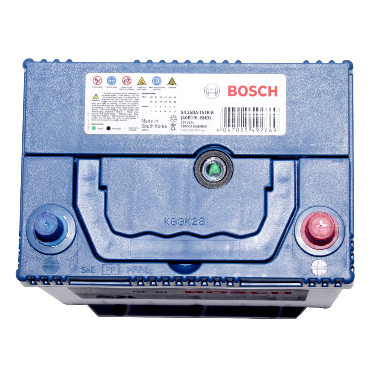 ATERIA 35AH S4 40B16L BOSCH CCA330 (-+)2