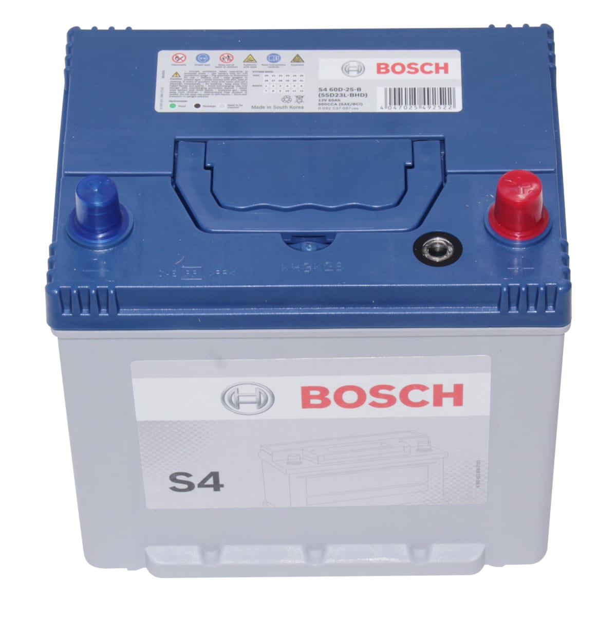 BATERIA 60AH AMPERES 55D23L CCA500 (-+)  L230 - AL172 - AL220  BOSCH2