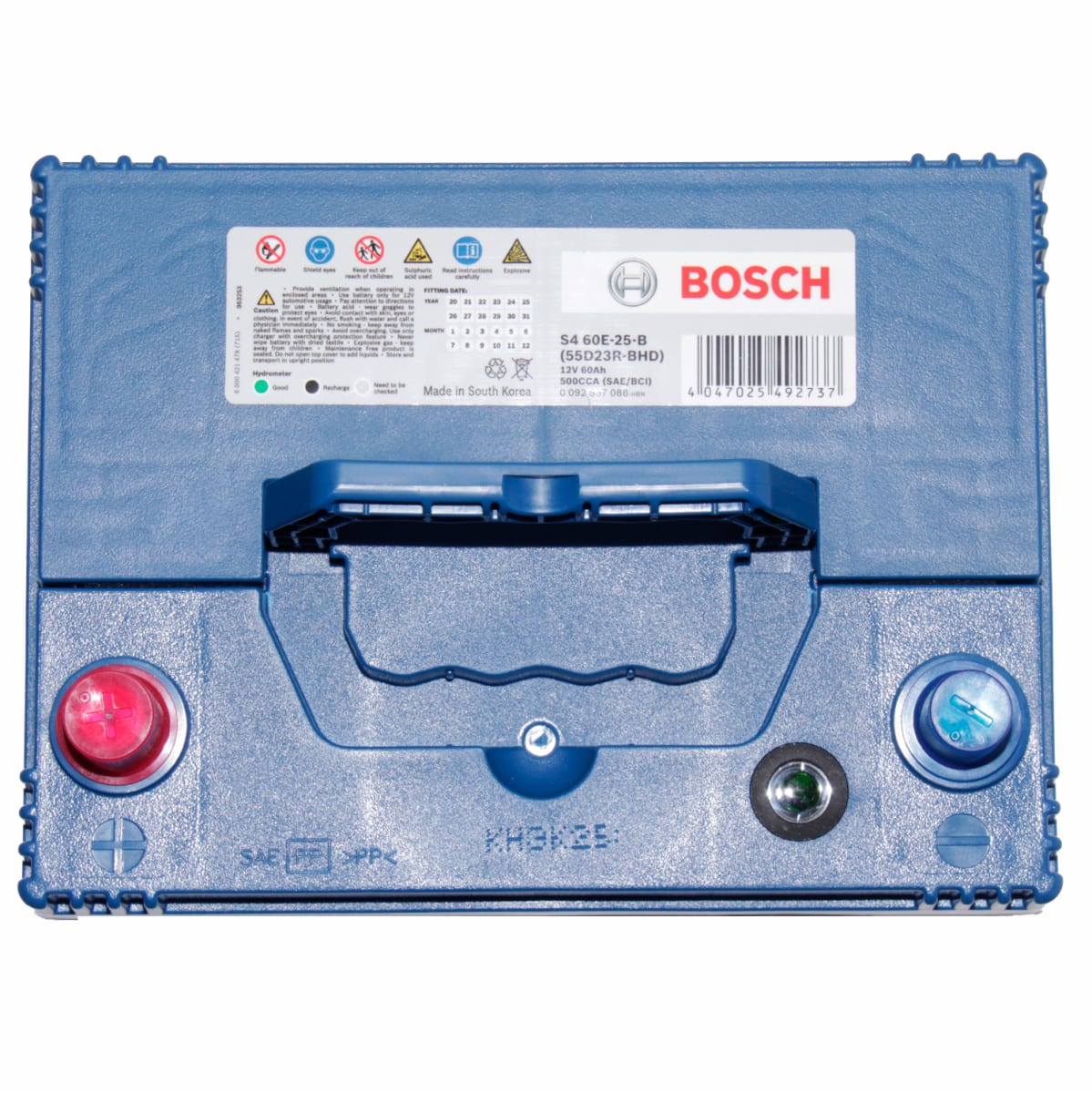 BATERIA 60 AH 55D23R / CCA500 (+ -) +IZQ / L230-AL172-AL220  MOTORCENTER2