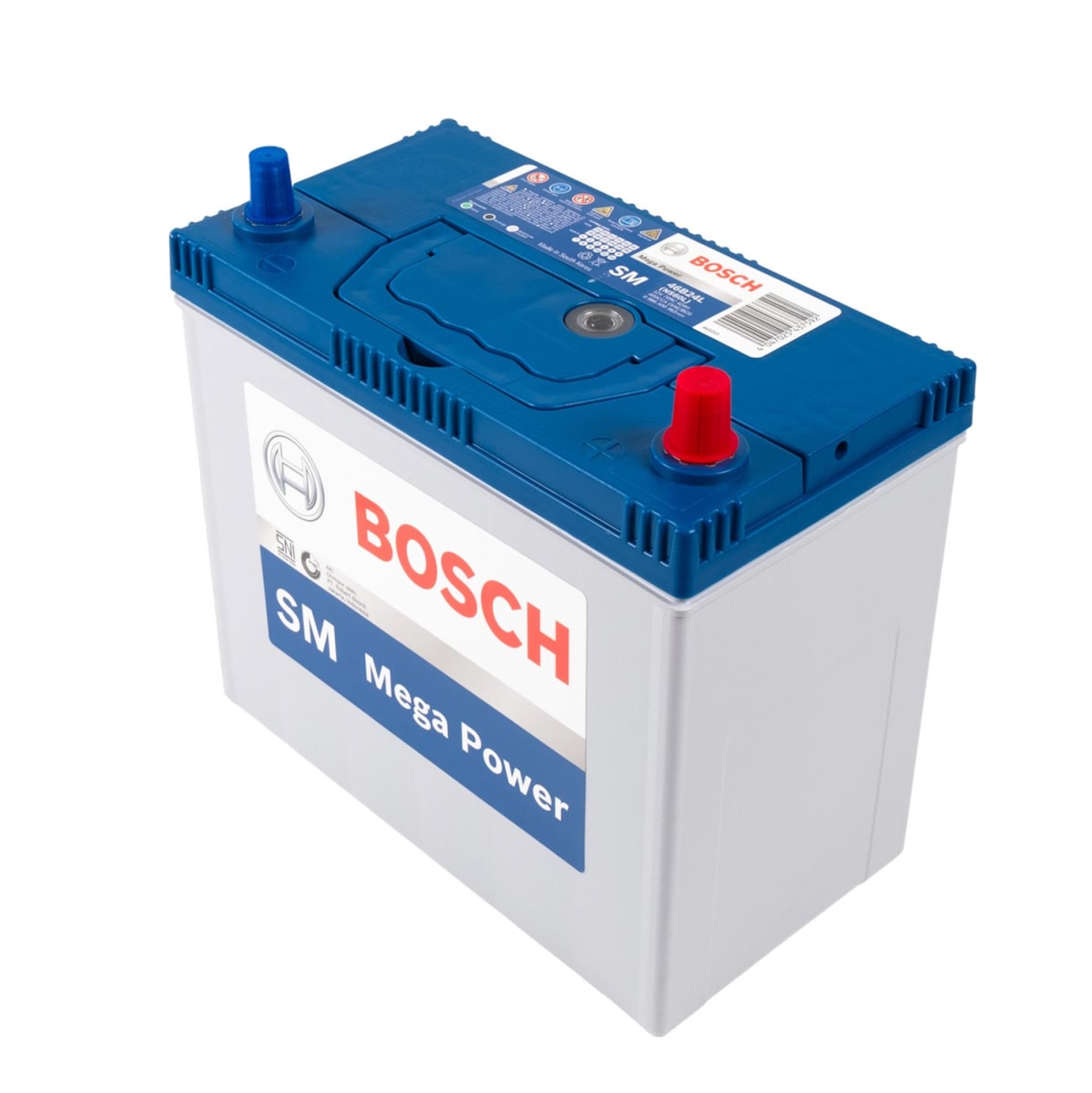 BATERIA BOSCH 12 VOLT 42AH AMPERES CCA400 46B24L 45AH (-+) BORNE DELGADO SIN PESTAÑA2