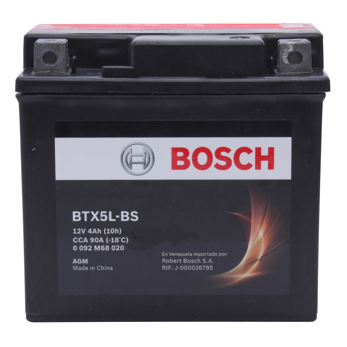 Bateria Moto Bosch 12v 4ah / R15 Fz16 Xr150 (ytx5l) Btx5l-bs2