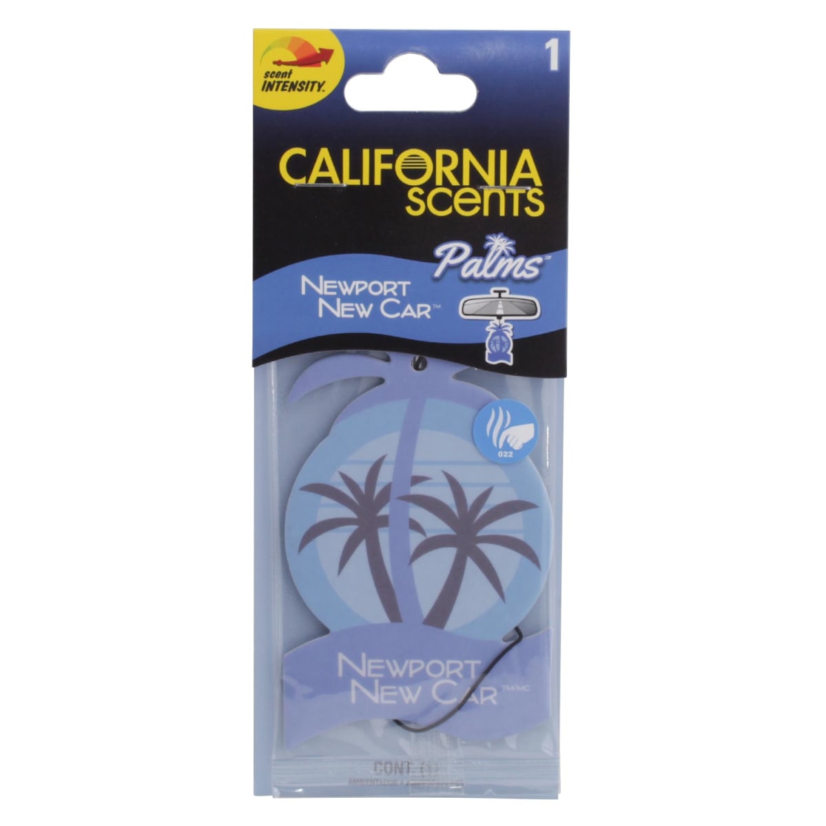 AROMATIZANTES CALIFORNIA SCENTS NEW CAR X 24 UND1