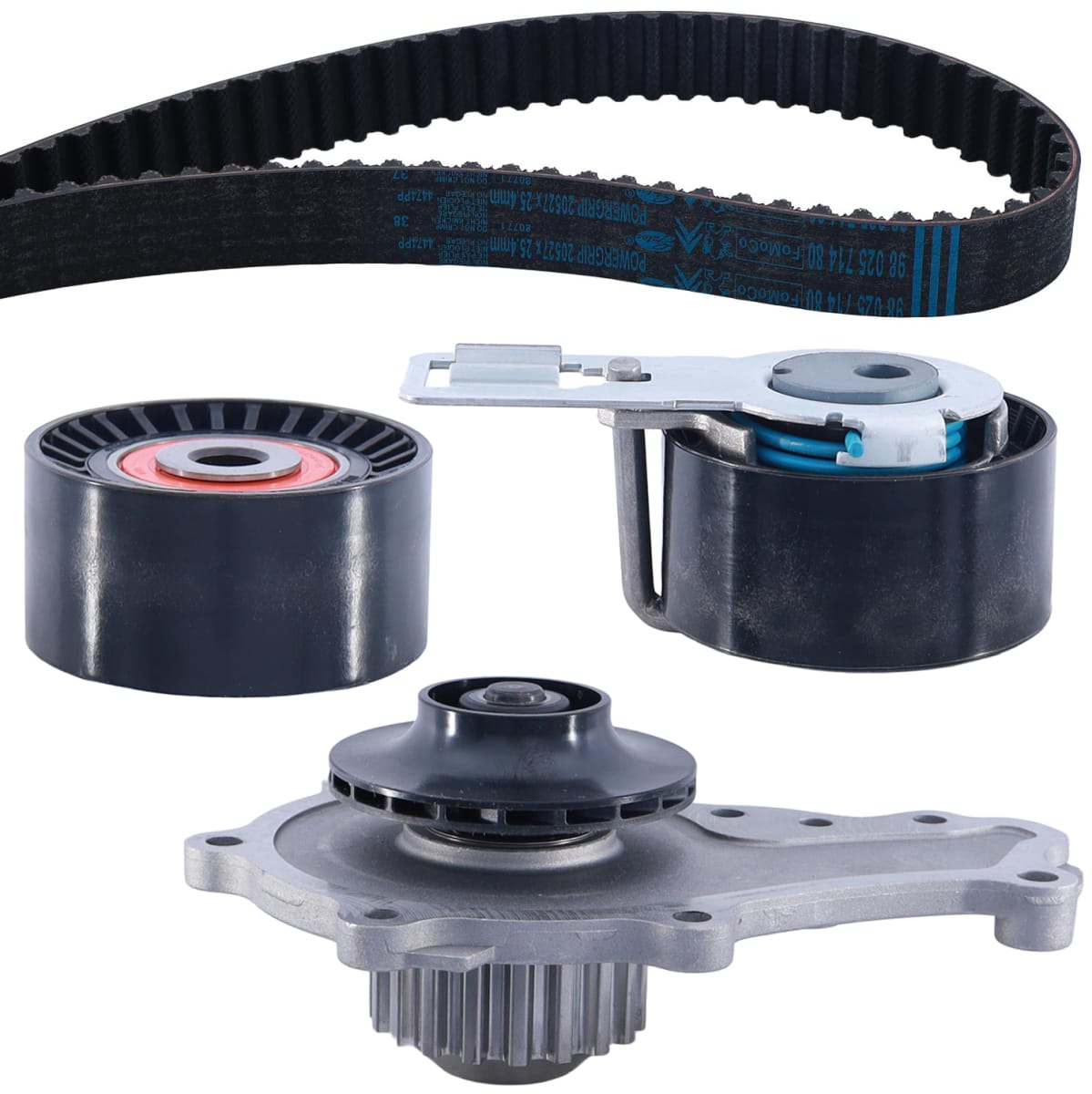 KIT DISTRIBUCION, PEUGEOT PARTNER 1600 DV6DTED B9 12/22 CORREA 141 DIENTES EUROREPAR2