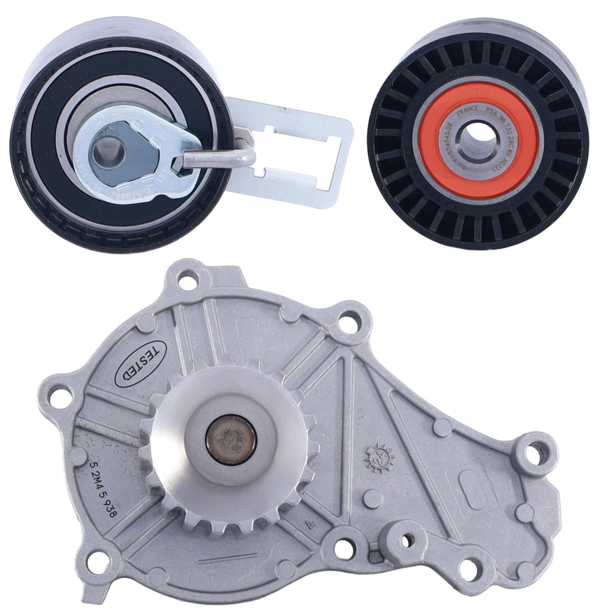 KIT DISTRIBUCION, PEUGEOT PARTNER 1600 DV6DTED B9 12/22 CORREA 141 DIENTES EUROREPAR3