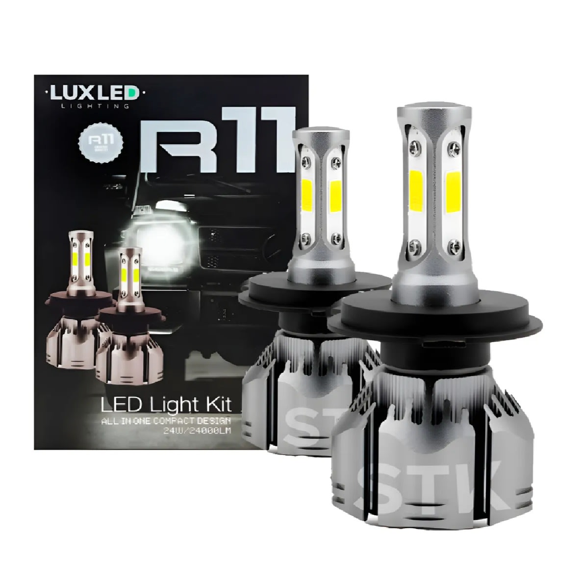 KIT DE AMPOLLETAS LED RII H7 24000LM 6500K CHIP 40MIL HRS1