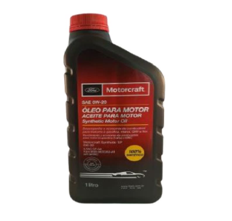 ACEITE 0W20 1 LT MOTORCRAFT BENCINERO FULL SYNTHETIC ILSAC GF-5 y cumple con API SN - BRASILEÑO 15K1
