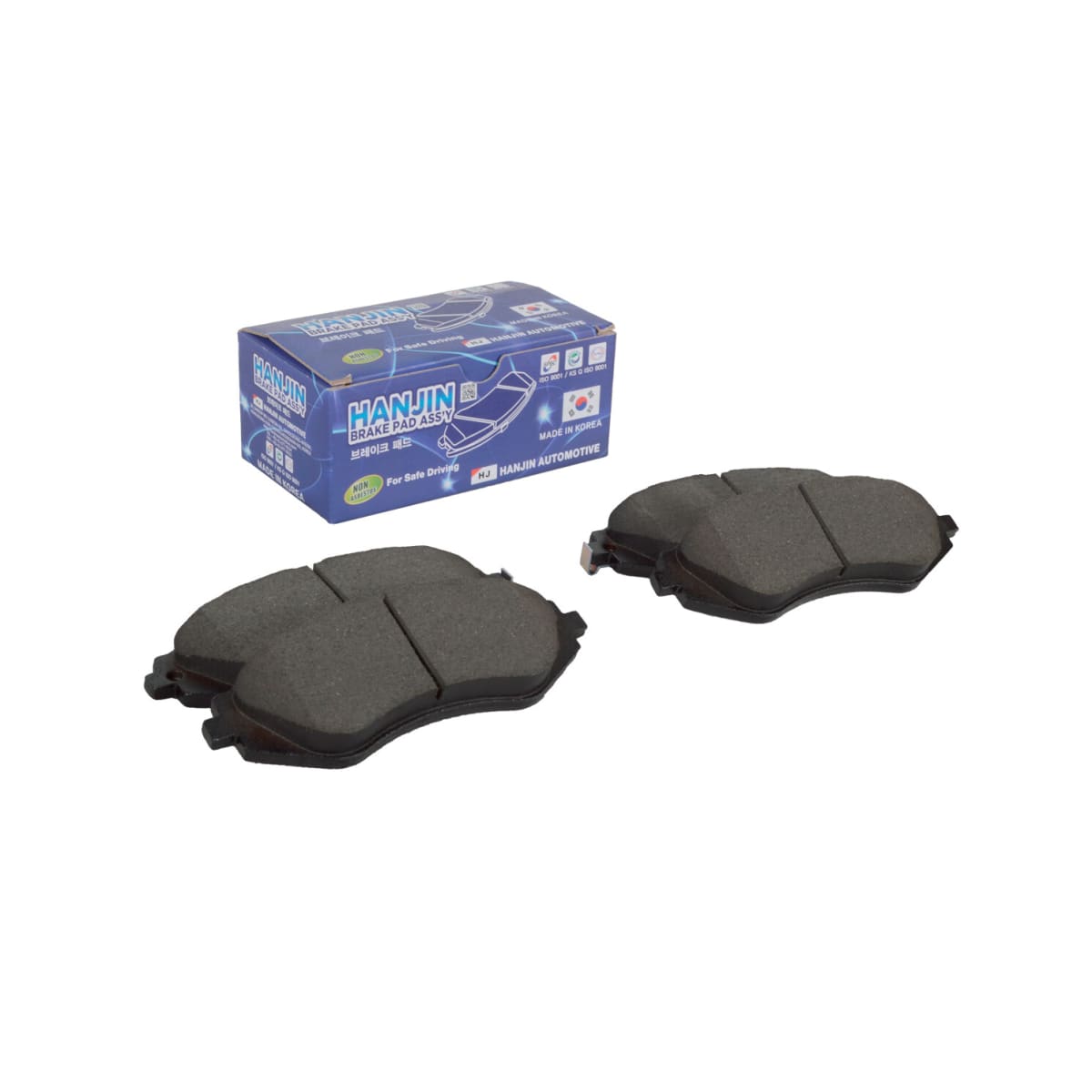 JUEGO PASTILLA FRENO DELANTERO CHEVROLET OPTRA-SPARK GT-VIVANT-DAEWOO LANOS  HANJIN KOREA1