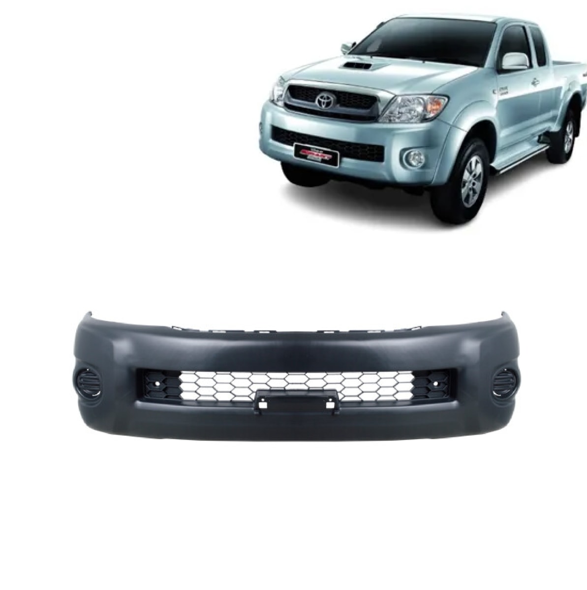 PARACHOQUE DEL C/HOYO NEBLINERO SIN HOYO MOLDURA HILUX 09/11 2WD 0