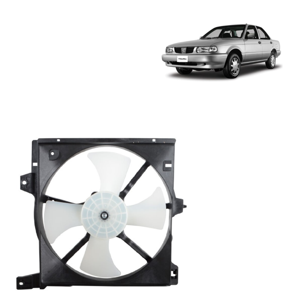 ELECTROVENTILADOR V16 1.6 93/11 GA16DE GA16DNE SENTRA 2 93/022