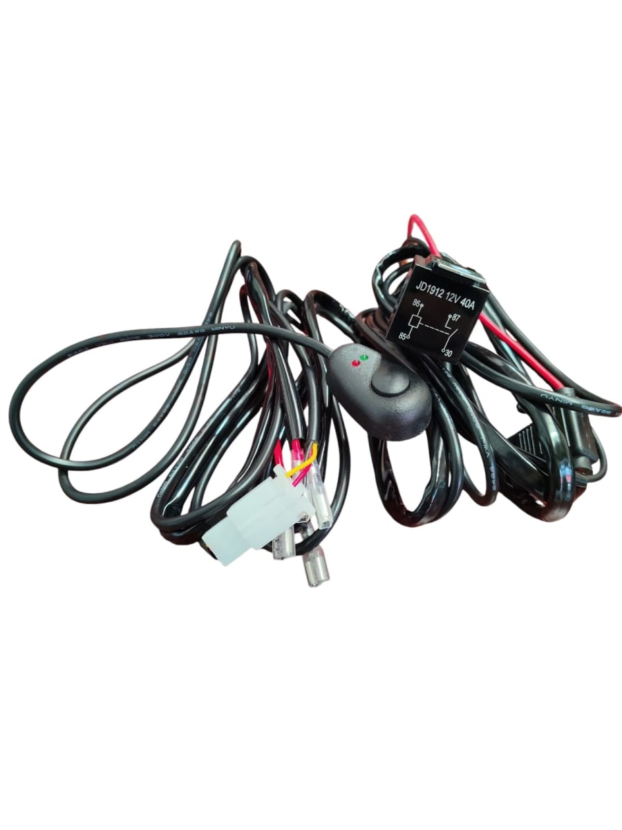 KIT DE CABLES NEBLINEROS CON INTERRUPTOR 12V 40A1