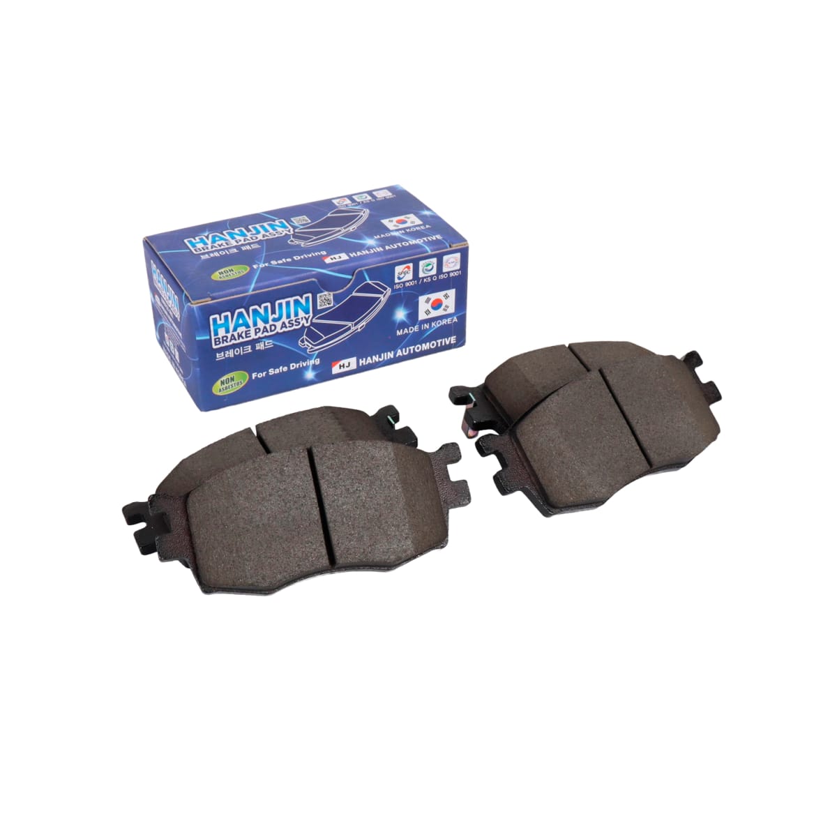 JUEGO PASTILLA FRENO DELANTERO HYUNDAI ACCENT NEW 2006-2011 // KIA RIO JB  HANJIN KOREA1