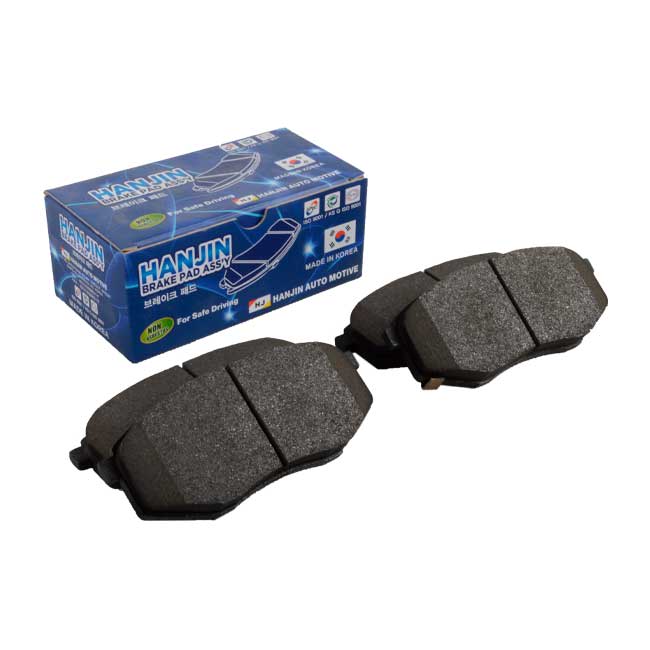 JUEGO PASTILLA FRENO DEL HYUNDAI TUCSON 2010-2016 - SONATA 2009-2014  HANJIN KOREA1