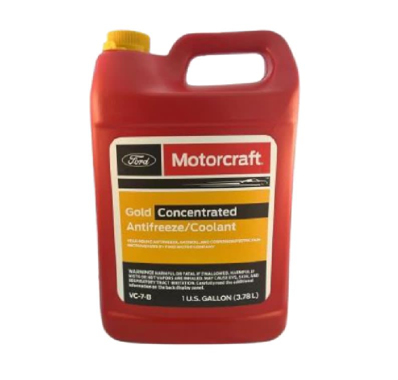 COOLANT DORADO MOTORCRAFT 3.78 LT Liquido Refrigerante Dorado concentrado organico1