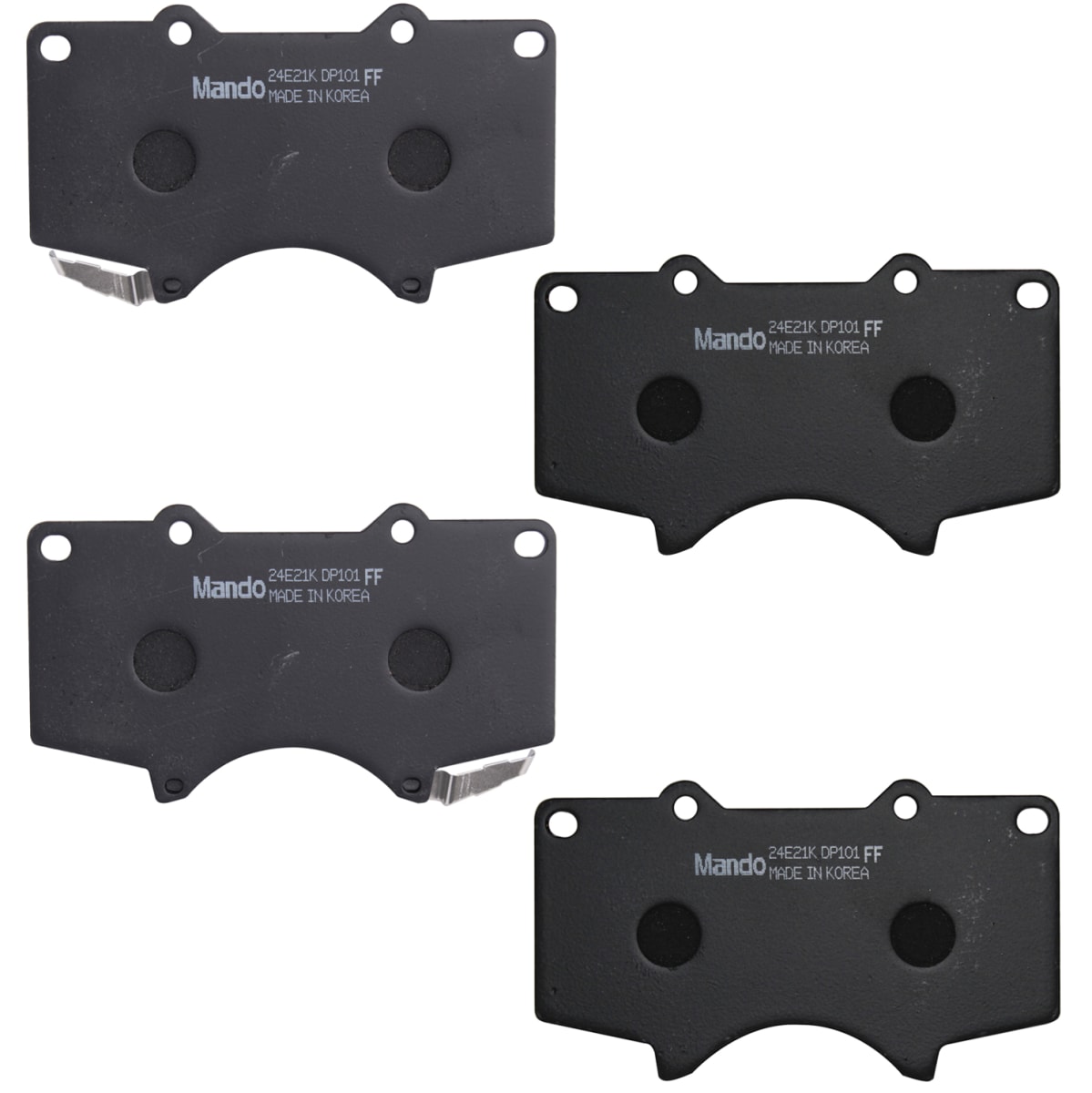 JUEGO PASTILLA FRENO TOYOTA HILUX 1KD/2KD/1GD/2GD TAHILANDESA 12/19 DEL MANDO 0