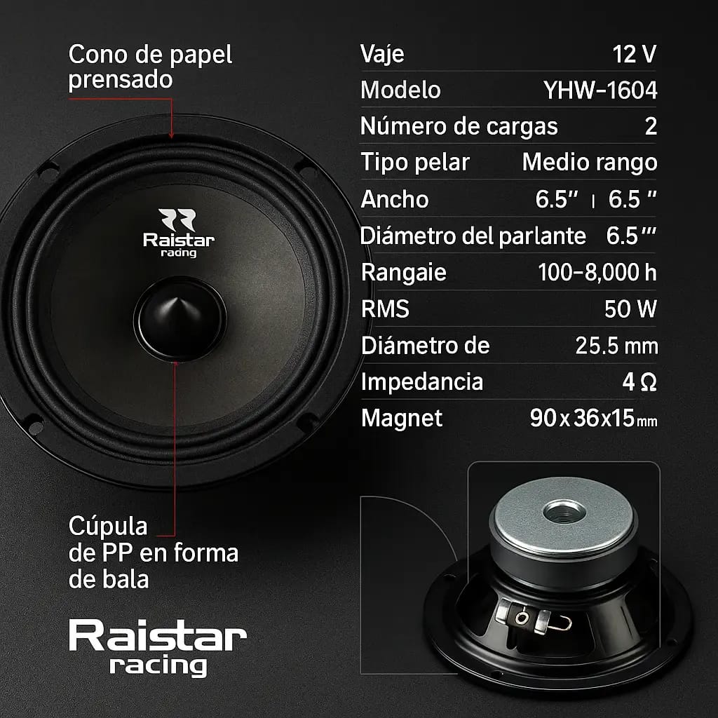 yhw-1604 PARLANTES RAISTAR PAR4