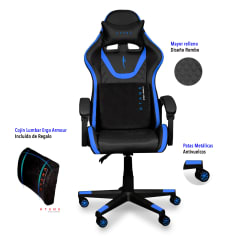 Silla Gamer modelo Ergo Prime Ktana Negra - Azul