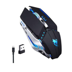MOUSE GAMER INALAMBRICO RECARGABLE TVOLF Q15 NEGRO