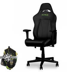 Silla Gamer de Competición Expert League Ktana color Negro con Mouse de Regalo