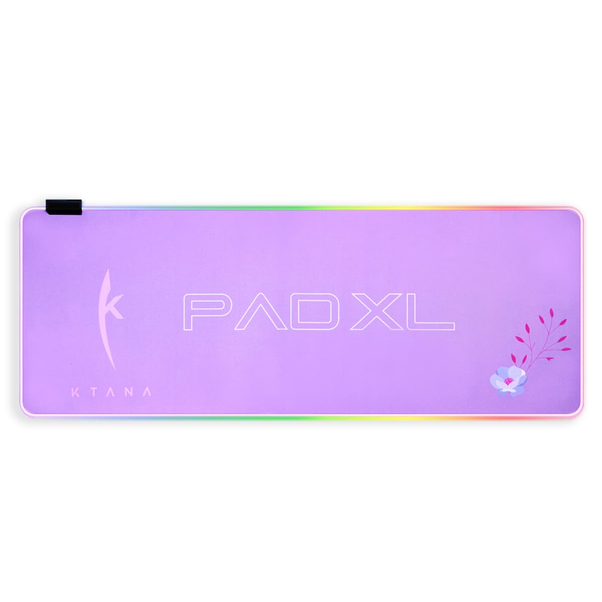 MOUSE PAD LED GAMER PROFESIONAL LILA 80X30 CMS KTANA3