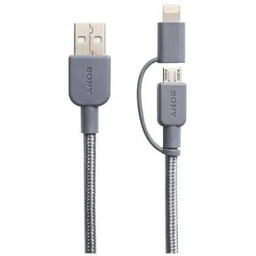 Sony Cable Micro Usb Lightning para Iphone SONY Negro 1.5M2