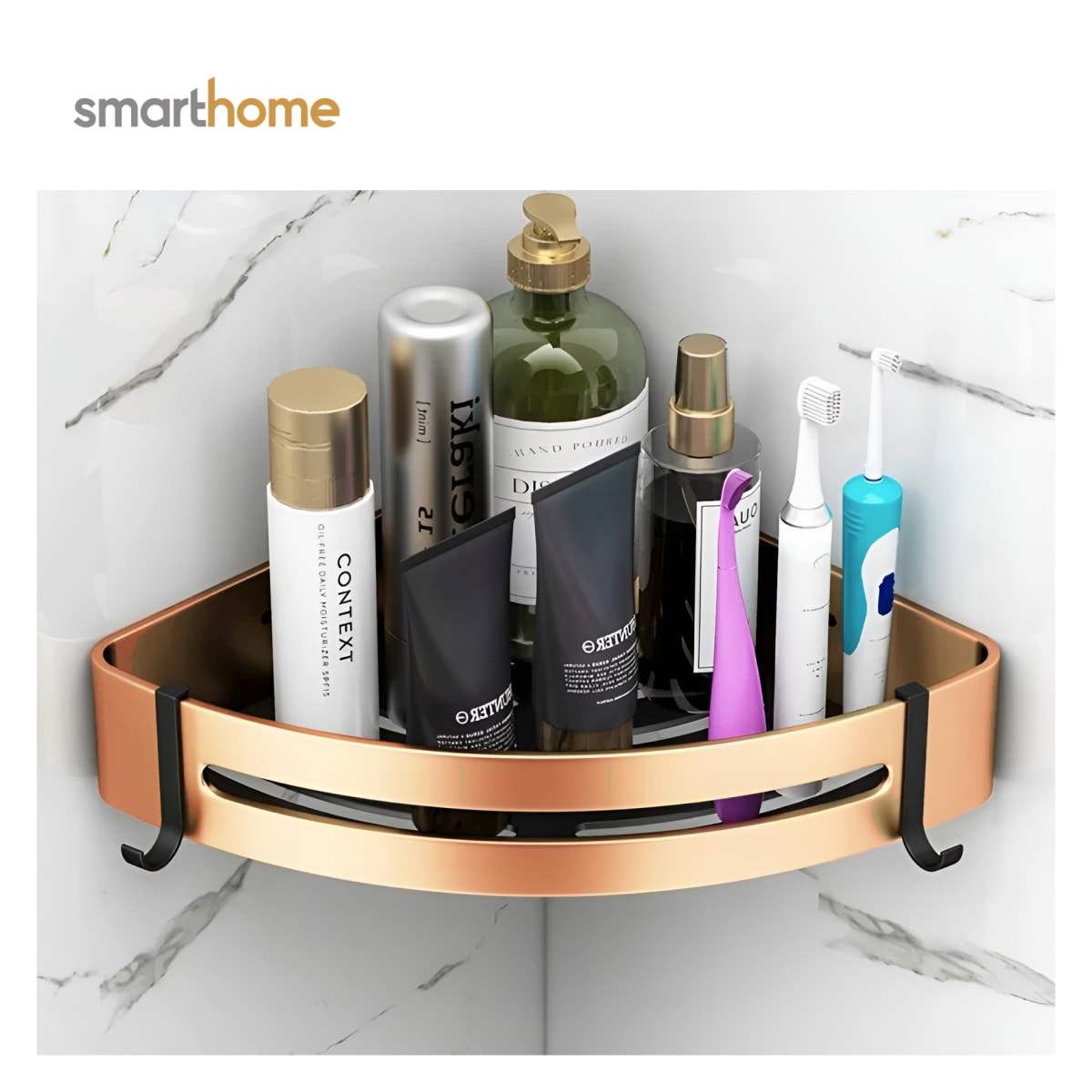 Esquinero Baño Acero Mate Smarthome Bronce Negro1