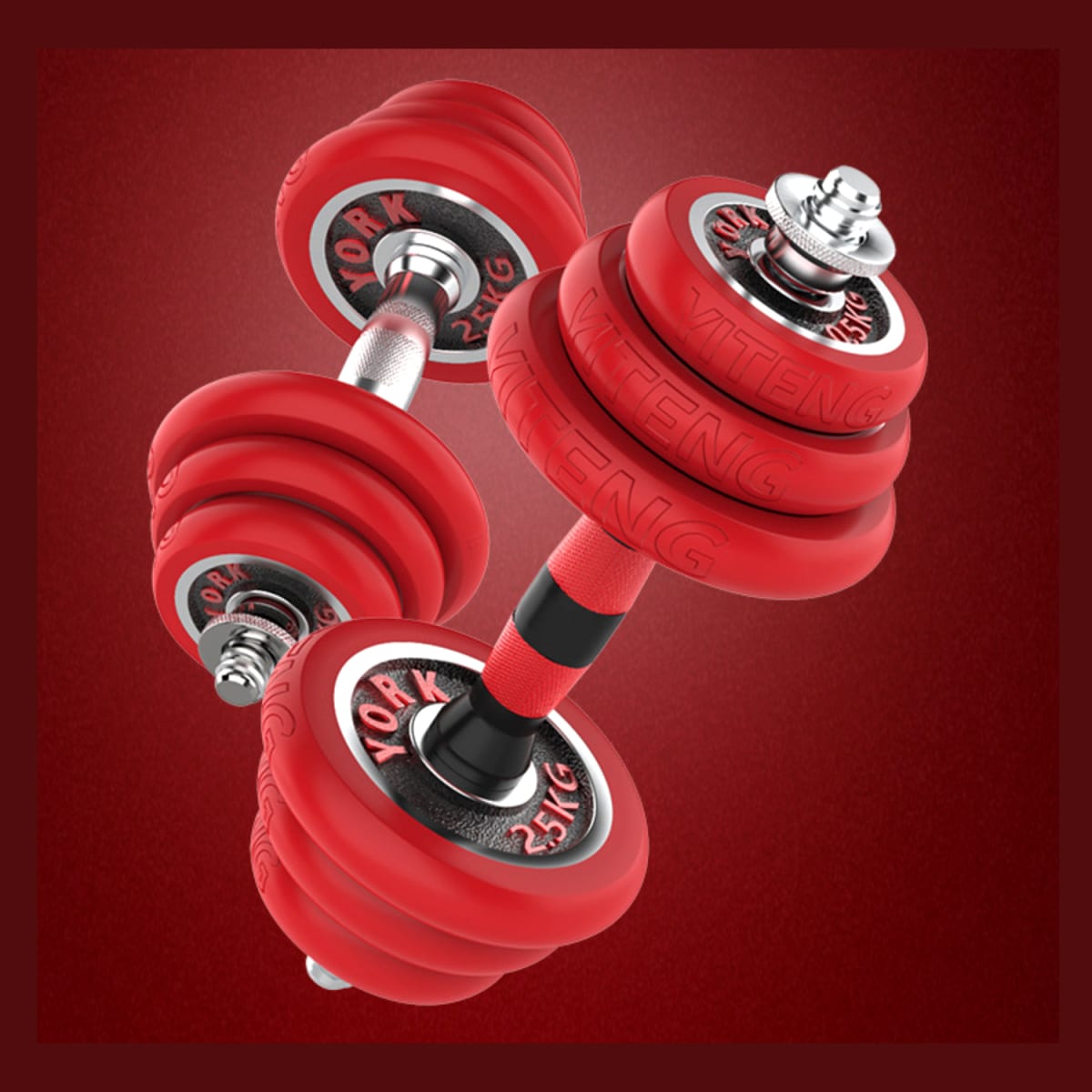 Set de Pesas Cromadas con Estuche 20k4