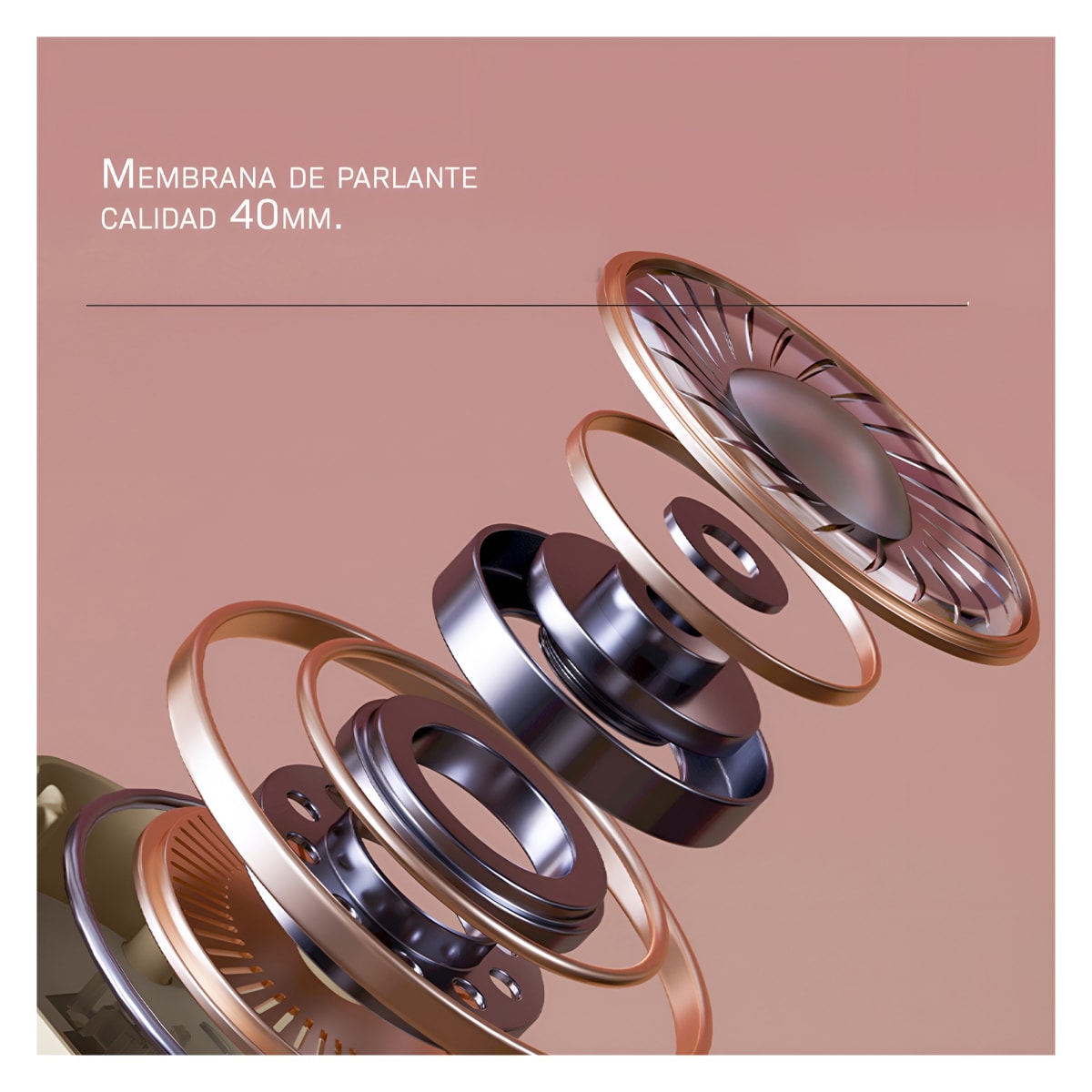 Audífono Bluetooth Diseño Kwai Cat Morado7