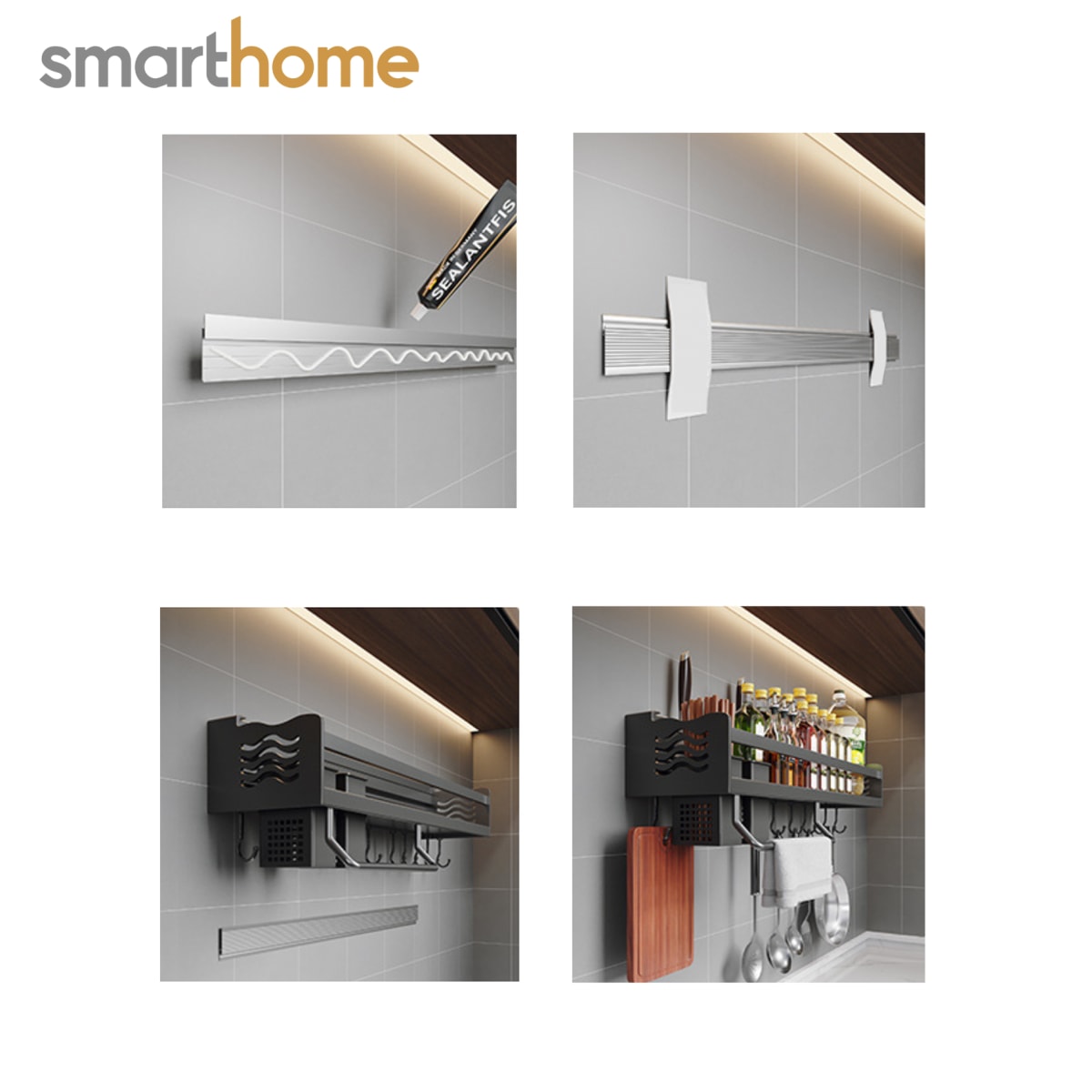 Estante Organizador de Cocina Smarthome 70 cms5