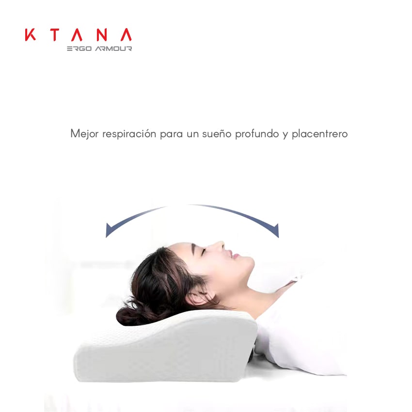 Almohada Cervical Ergo Armour Ktana Memory Foam1