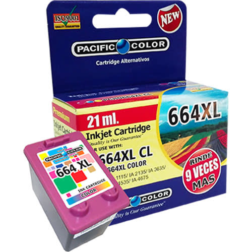 Catridge De Impresora N-664XL Pacific color negro - Negro1