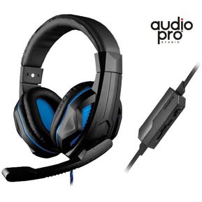 Audífonos Gamer Ps4 Consola Audiopro Negro-Azul1